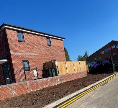 New house on Britannia Road.