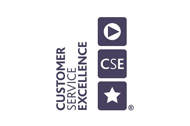 Customer service excellence logo