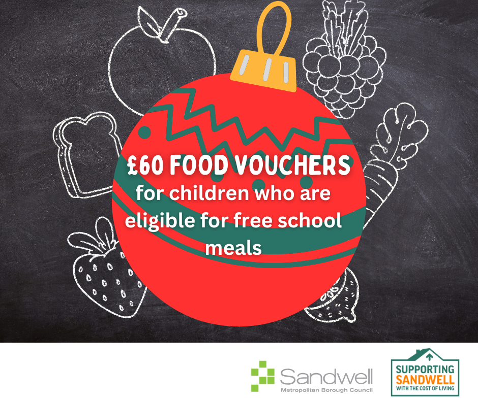 &pound;60 food vouchers for children and families