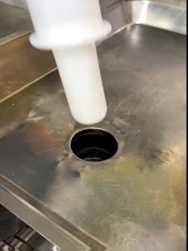 unsafe butchers mincing device