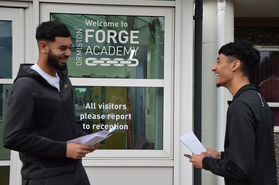 Ormiston Forge Academy A Level results 2023