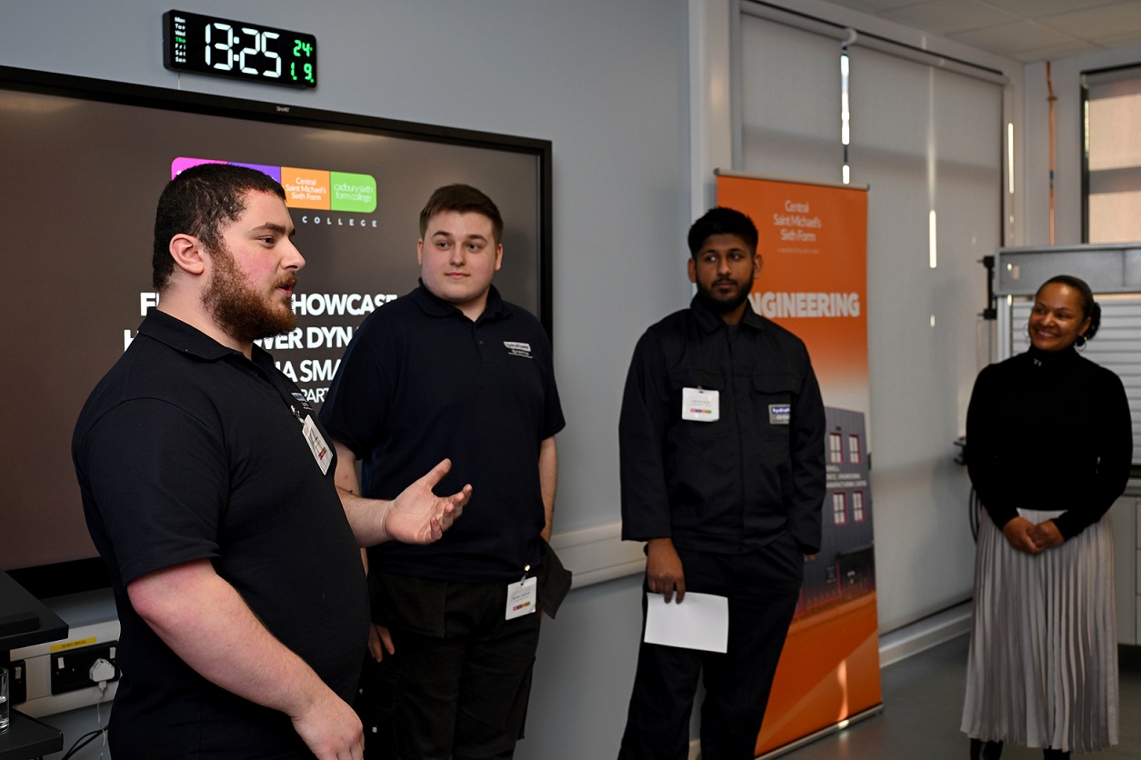 Students at Sandwell Science, Engineering and Manufacturing Centre in West Bromwich