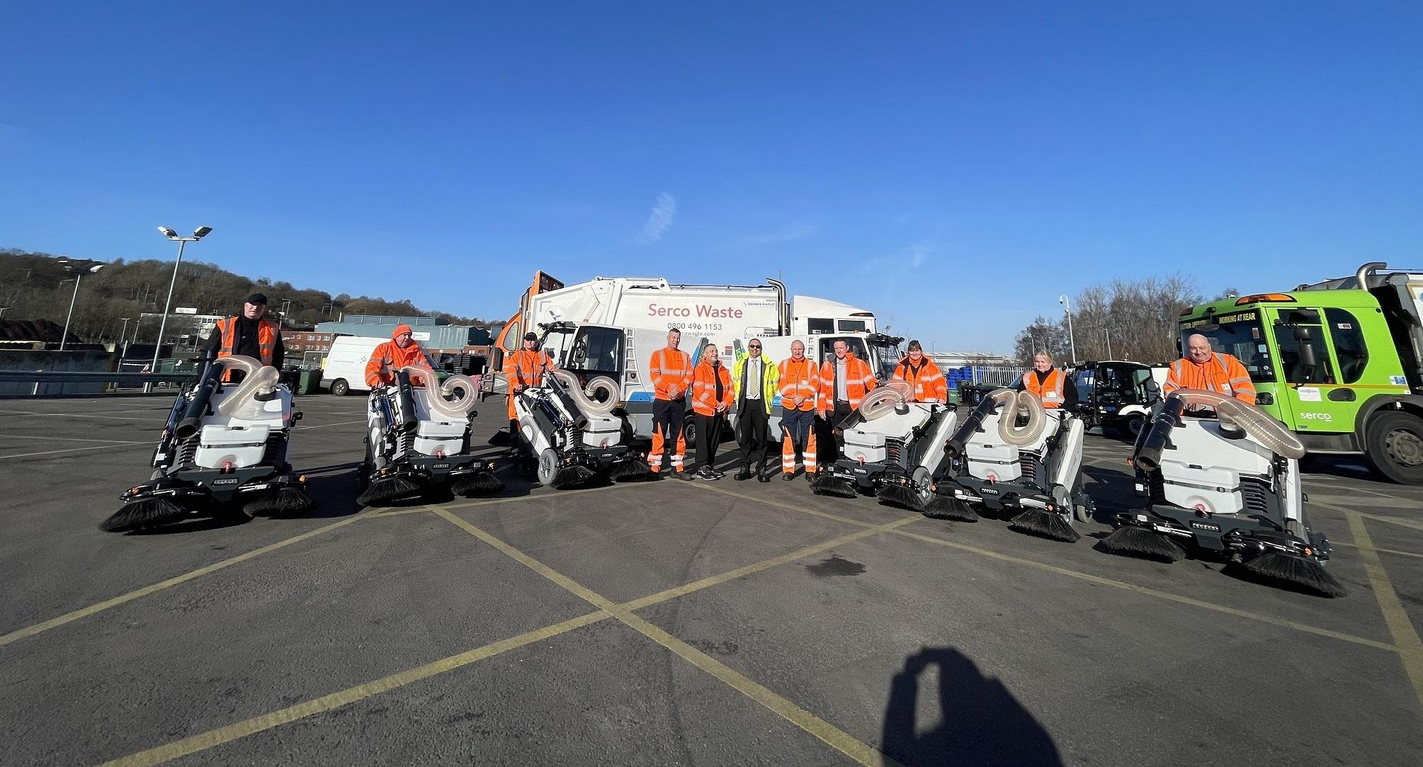 Sandwell welcomes fleet of new electric sweepers to its cleaning operations